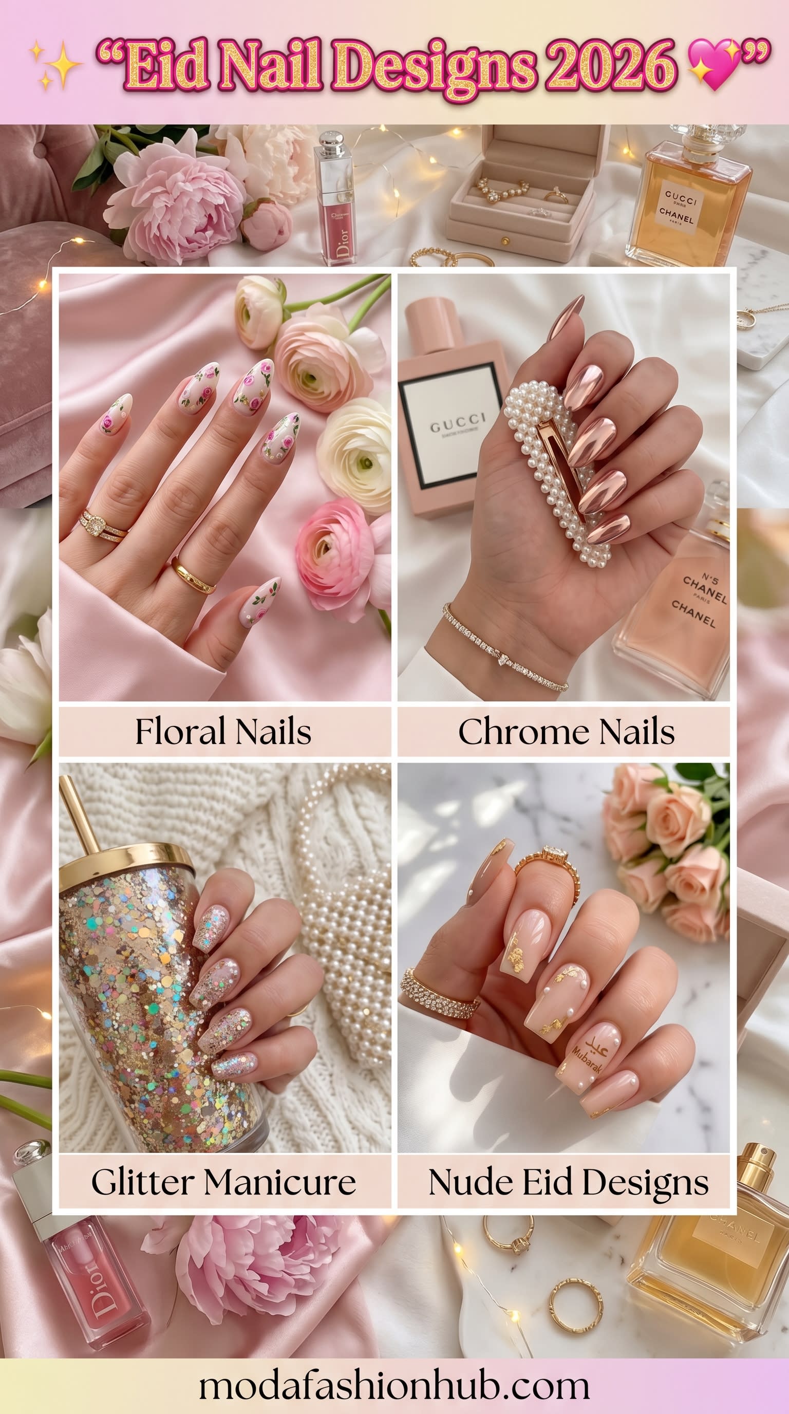 💖 Trendy Eid Nail Art Ideas Every Girl Will Love 💅✨ (2026 Nail Trends)