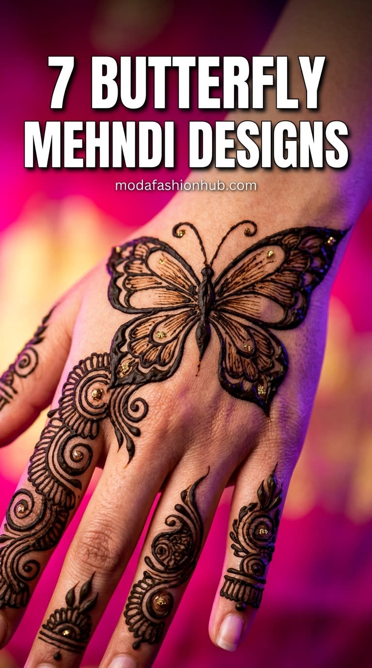 7 Stunning Butterfly Mehndi Designs That Are Going Viral in 2026
