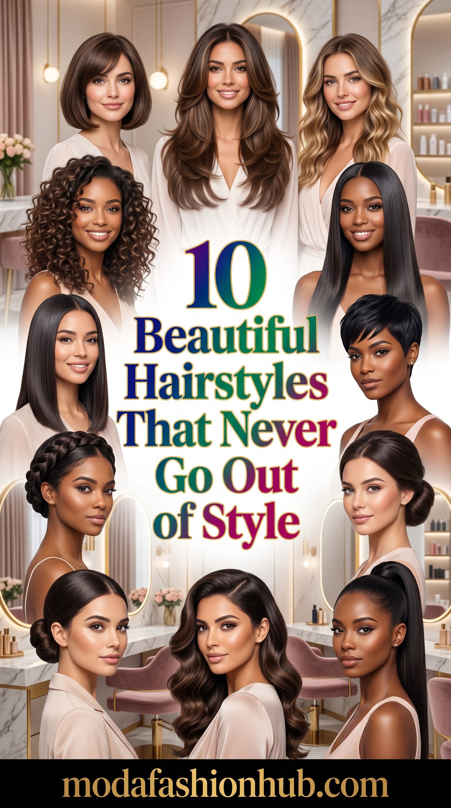 10 Beautiful Hairstyles That Never Go Out of Style
