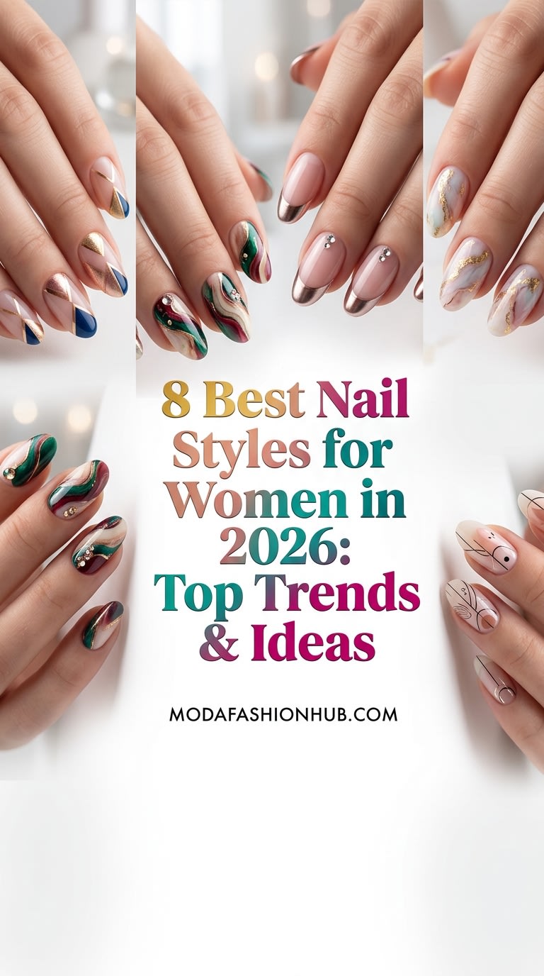 8 Best Nail Styles for Women in 2026: Top Trends & Ideas