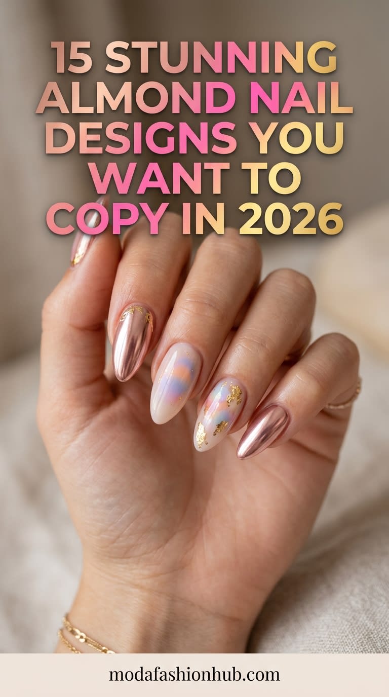 15 Stunning Almond Nail Designs You’ll Want to Copy in 2026