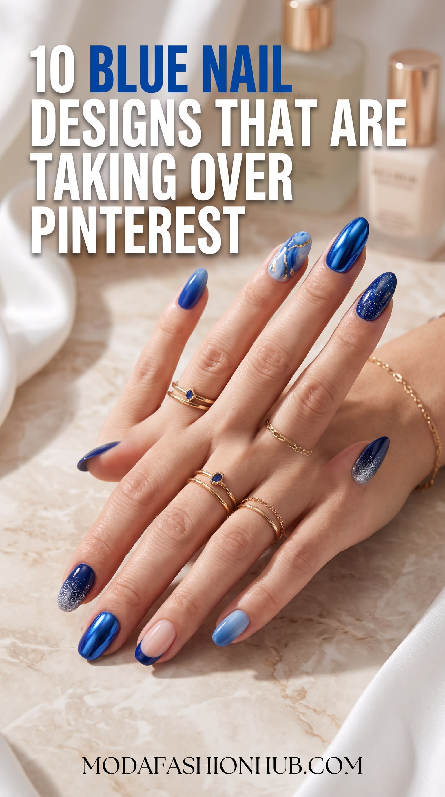 10 Blue Nail Designs That Are Taking Over Pinterest in 2026