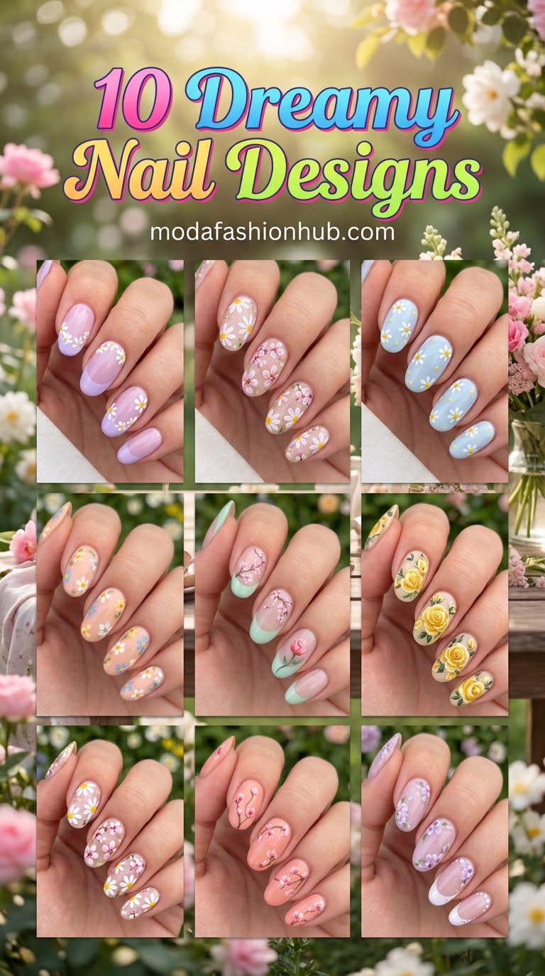 10 Dreamy Nail Designs You'll Want to Try This Season