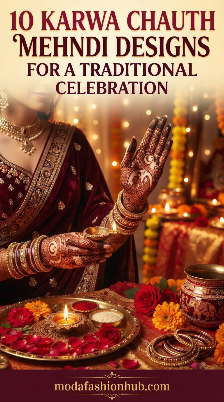 10 Karwa Chauth Mehndi Designs for a Traditional Celebration