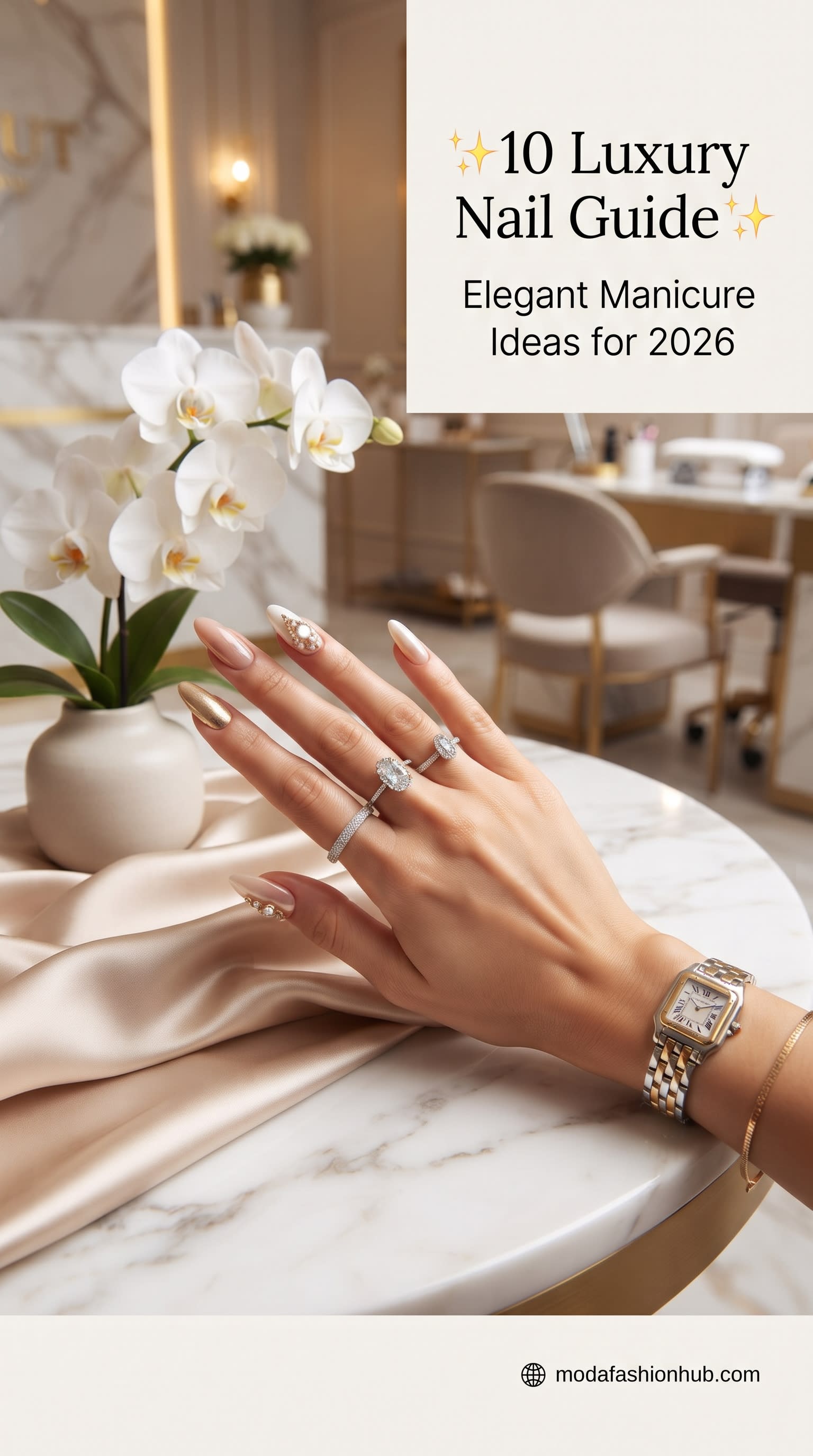 10 Luxury Nail Guide: Elegant Manicure Ideas for a Glamorous Look in 2026