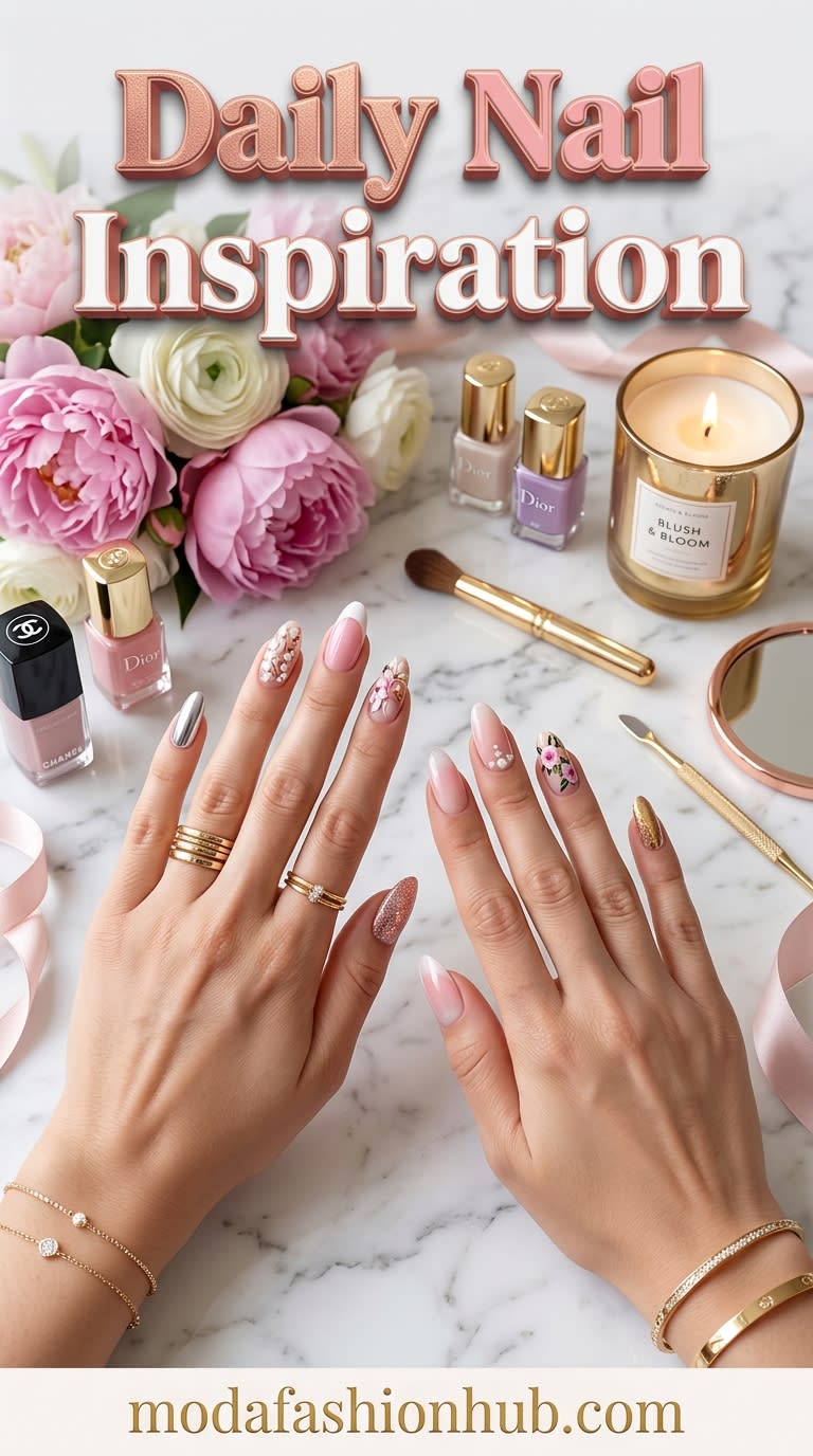 Daily Nail Inspiration: 10 Gorgeous Nail Ideas for Every Style