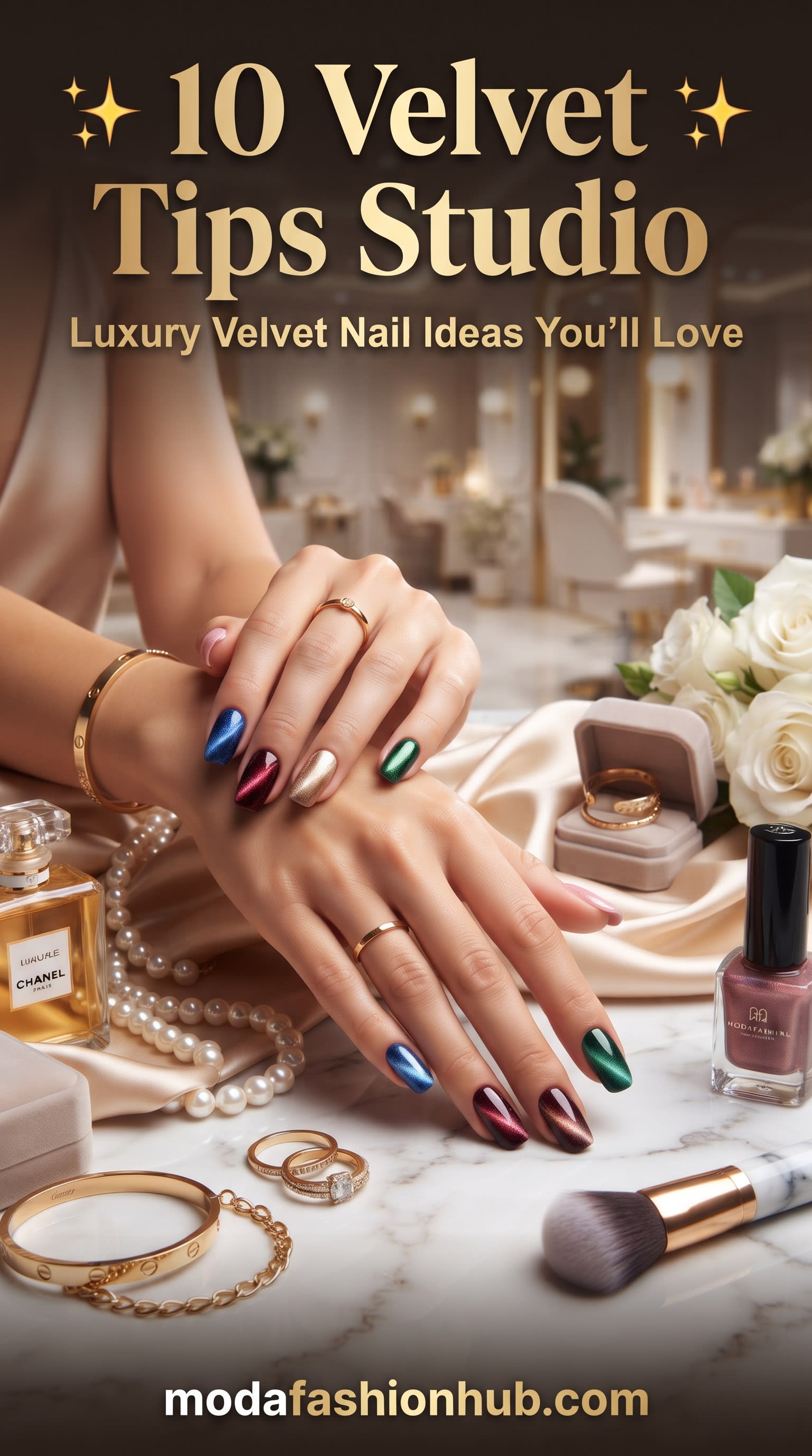 10 Velvet Tips Studio Nail Ideas That Bring Luxury to Every Manicure