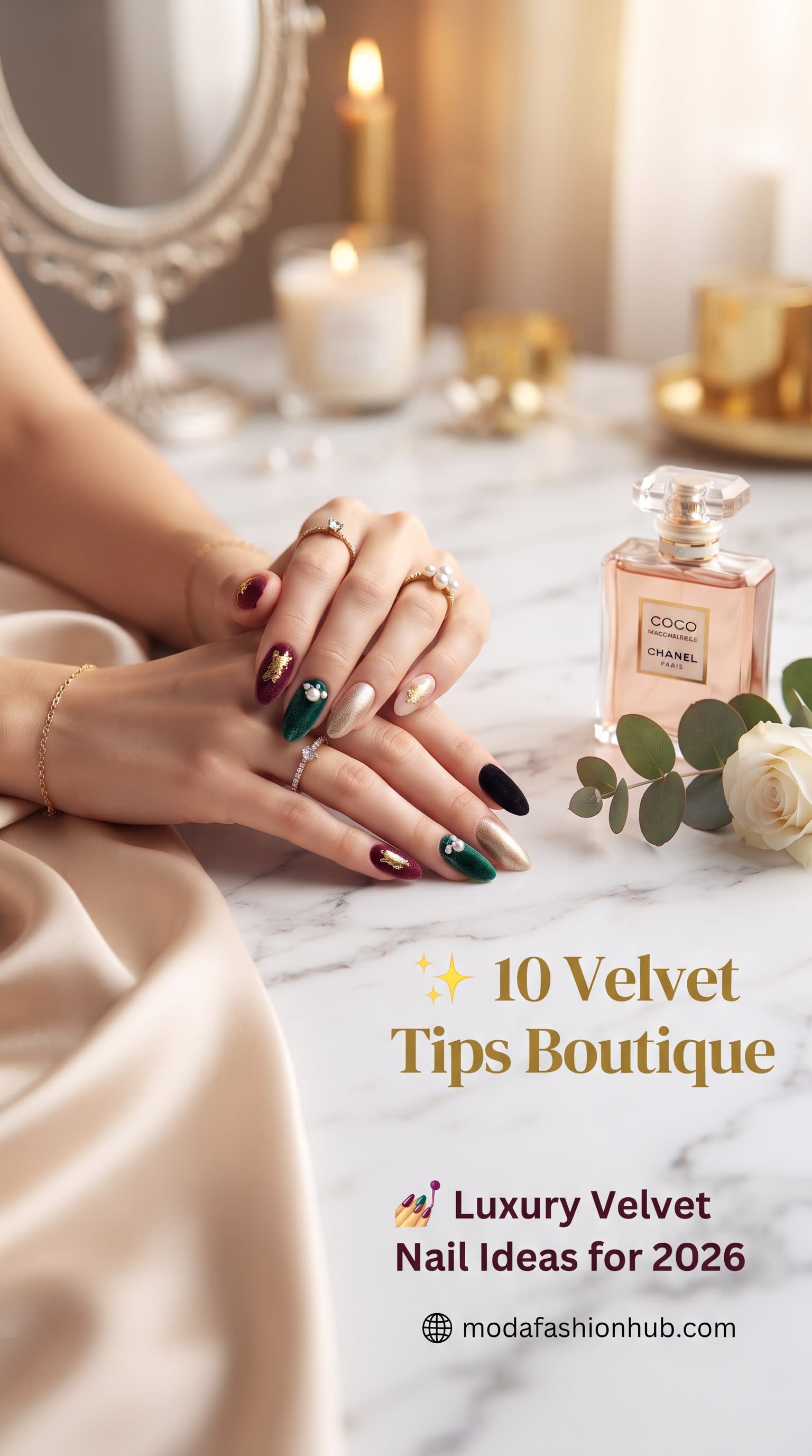 10 Velvet Tips Boutique Nail Ideas for a Luxurious Manicure in 2026