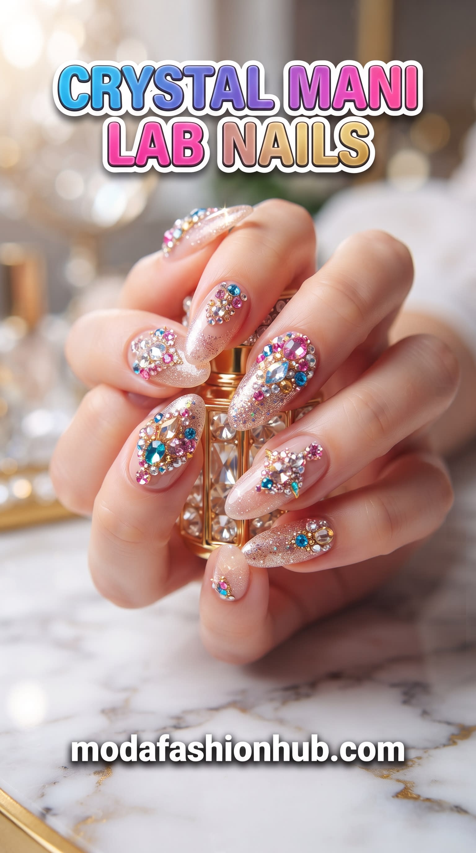 Crystal Mani Lab Nails: The Future of Luxury Crystal Nail Art and Beauty Trends