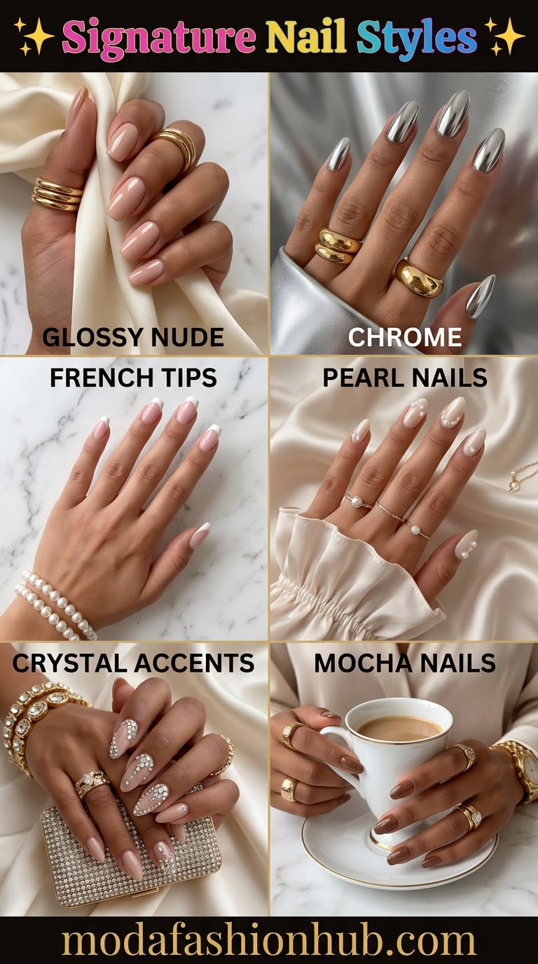 Signature Nail Styles That Define Timeless Elegance
