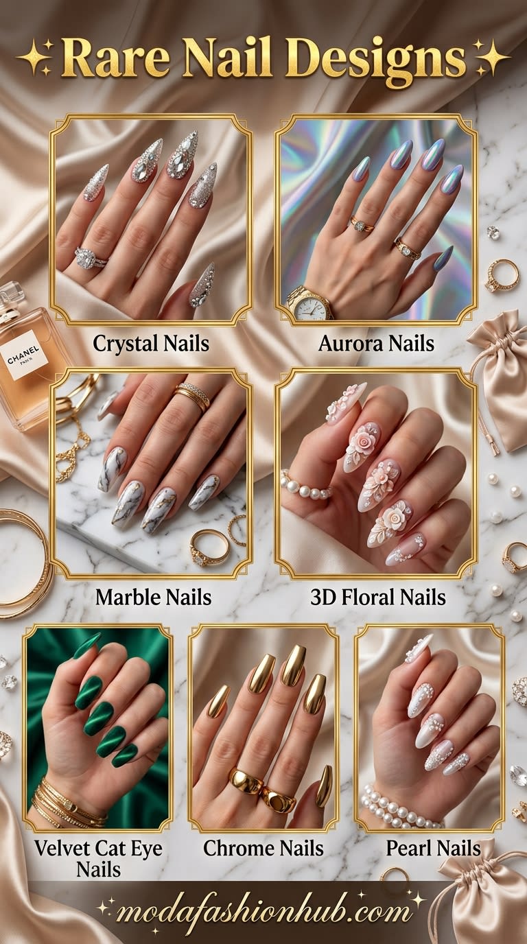 Rare Nail Designs That Turn Your Manicure Into a Work of Art