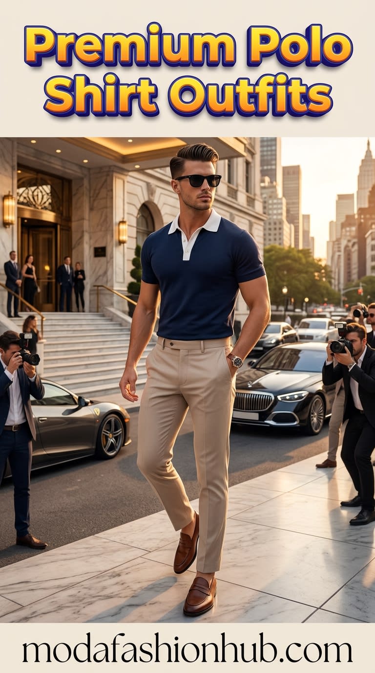 Premium Polo Shirt Outfits for Men: Stylish Looks for Every Occasion
