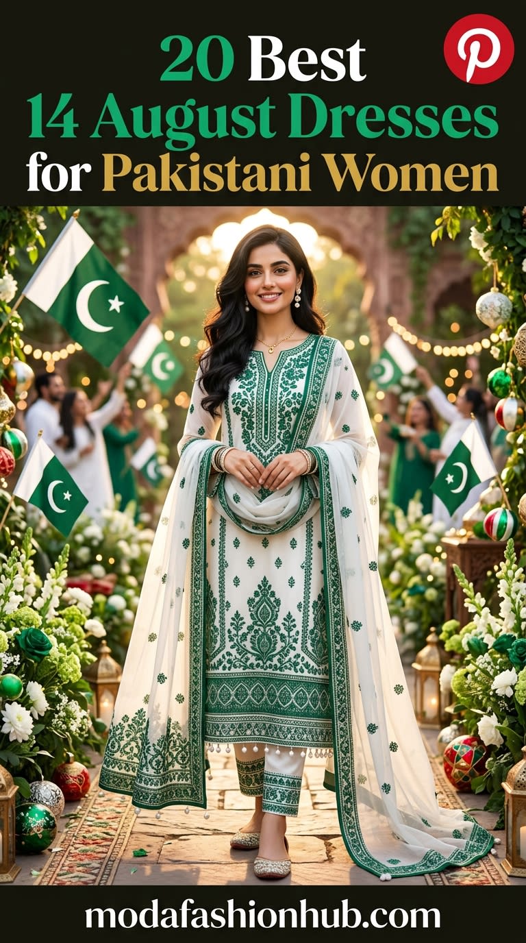 20 Best 14 August Dresses for Pakistani Women | Elegant Independence Day Fashion Ideas