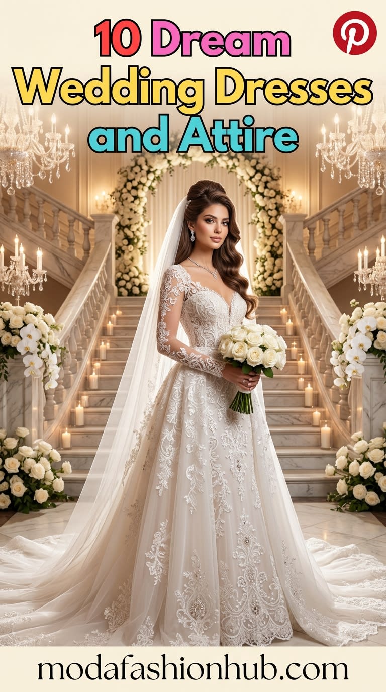10 Dream Wedding Dresses and Attire to Inspire Your Perfect Bridal Look