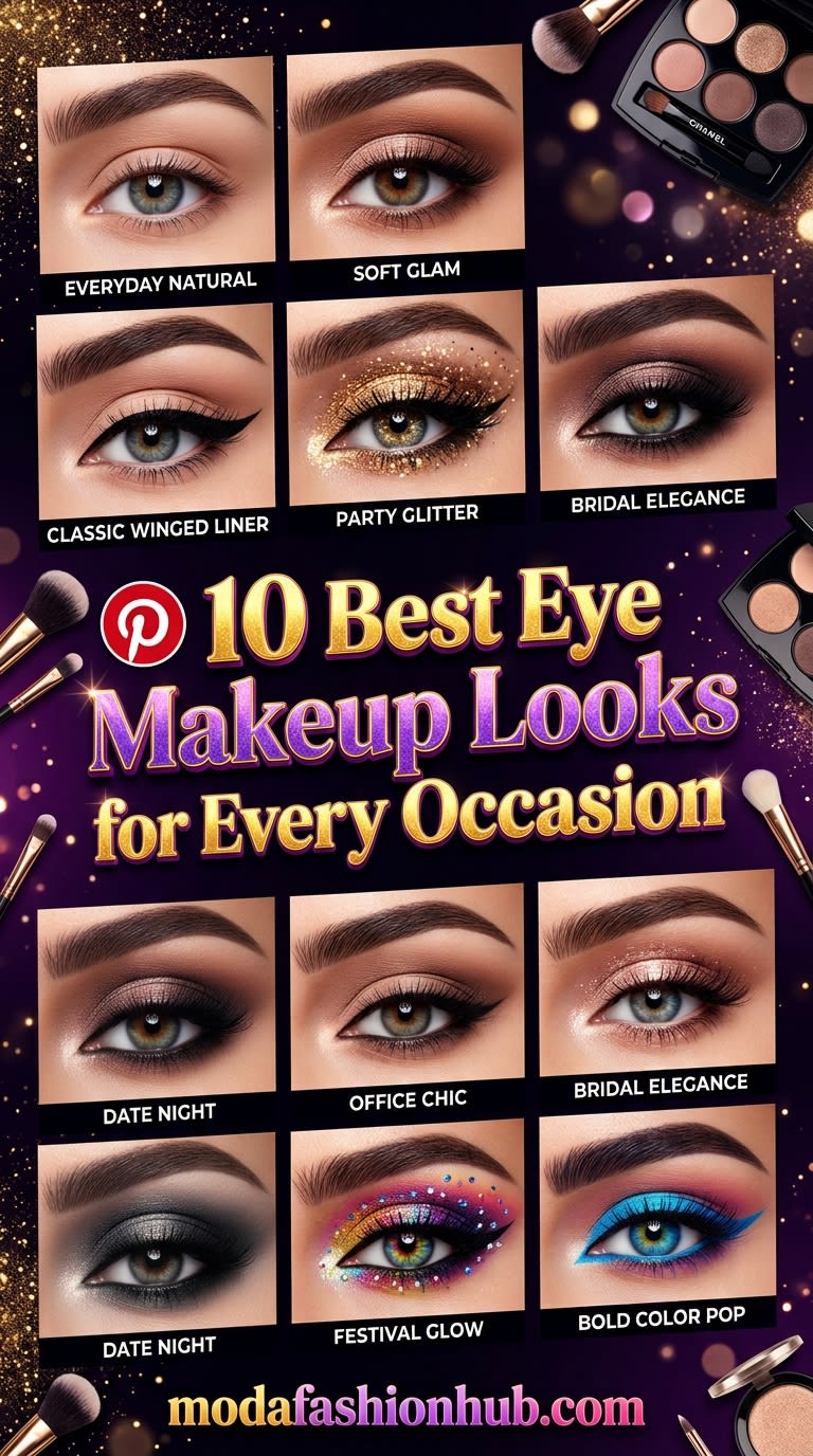 10 Best Eye Makeup Looks for Every Occasion That Elevate Your Beauty Instantly