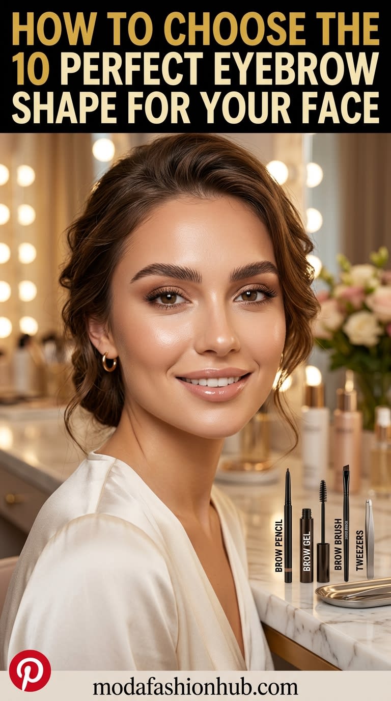 How to Choose the 10 Perfect Eyebrow Shape for Your Face