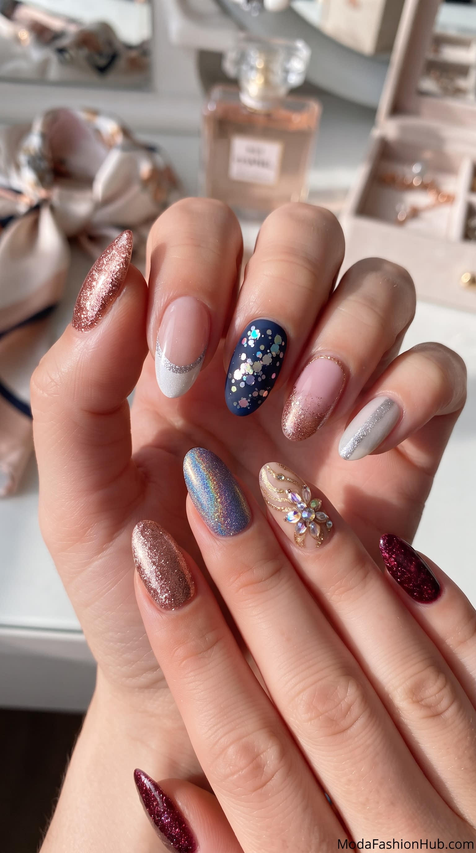 10 Glitter Nail Designs That Add Instant Glam to Any Look