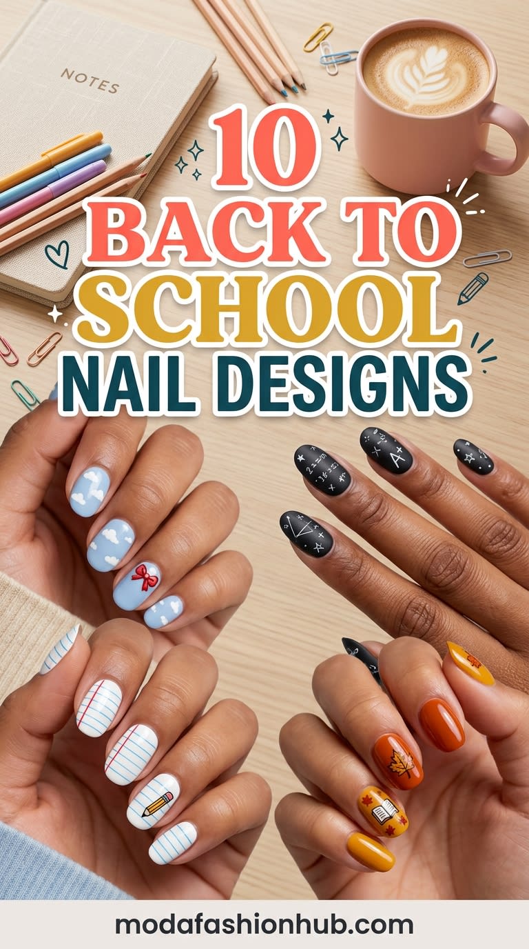 10 Back to School Nail Designs That Make Your First Day Look Extra Stylish