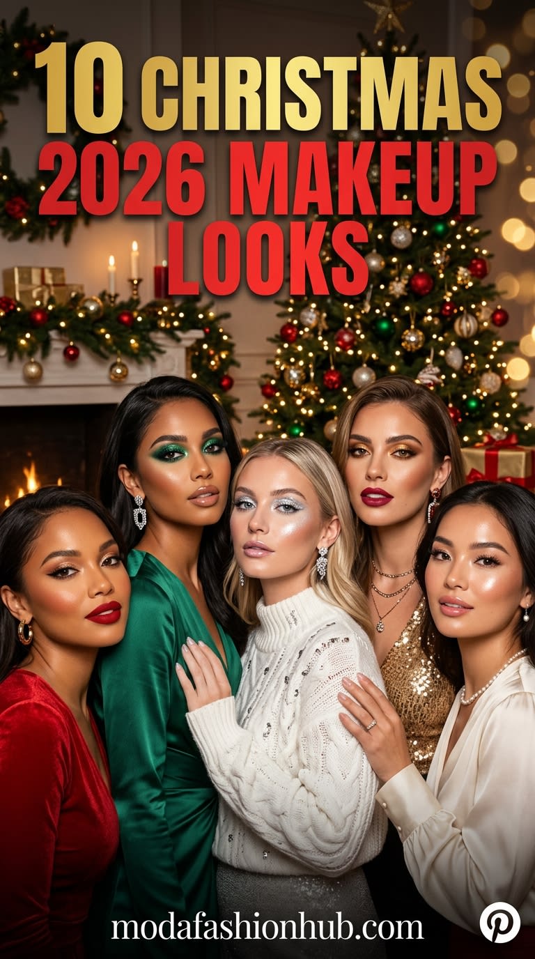 10 Christmas 2026 Makeup Looks That Will Make You Shine This Holiday Season