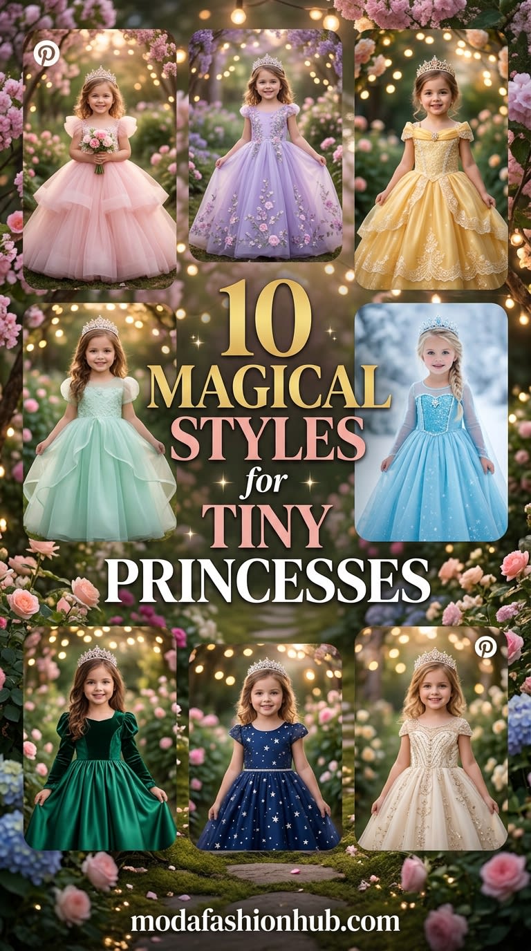 10 Magical Styles for Tiny Princesses That Look Straight Out of a Fairytale