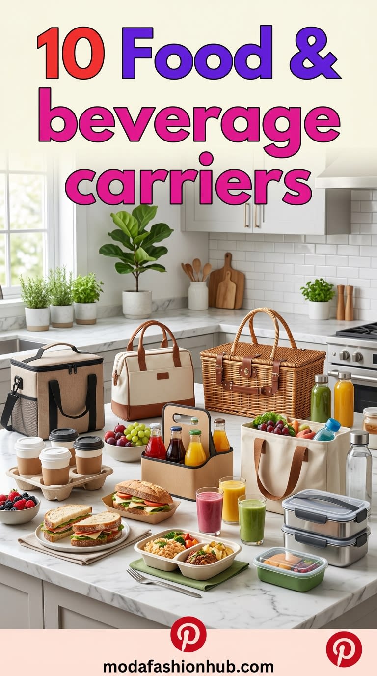 10 Food & Beverage Carriers for Easy Meals, Picnics & Travel