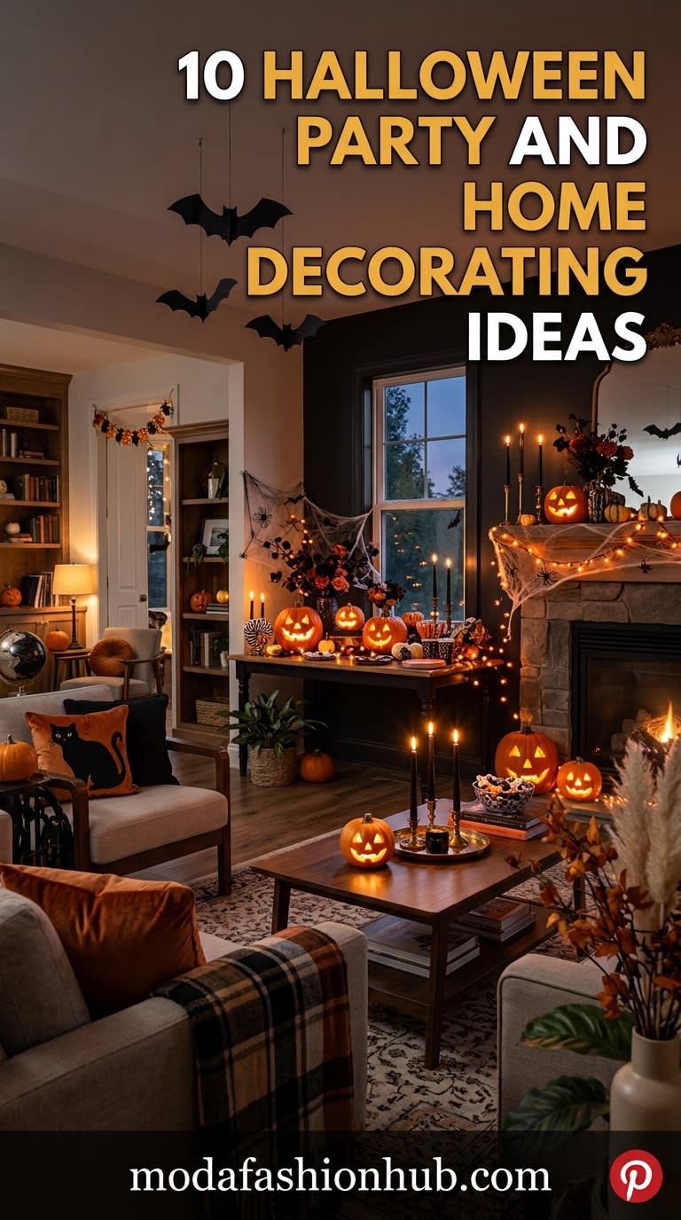 10 Halloween Party and Home Decorating Ideas for a Spooky & Stylish Celebration