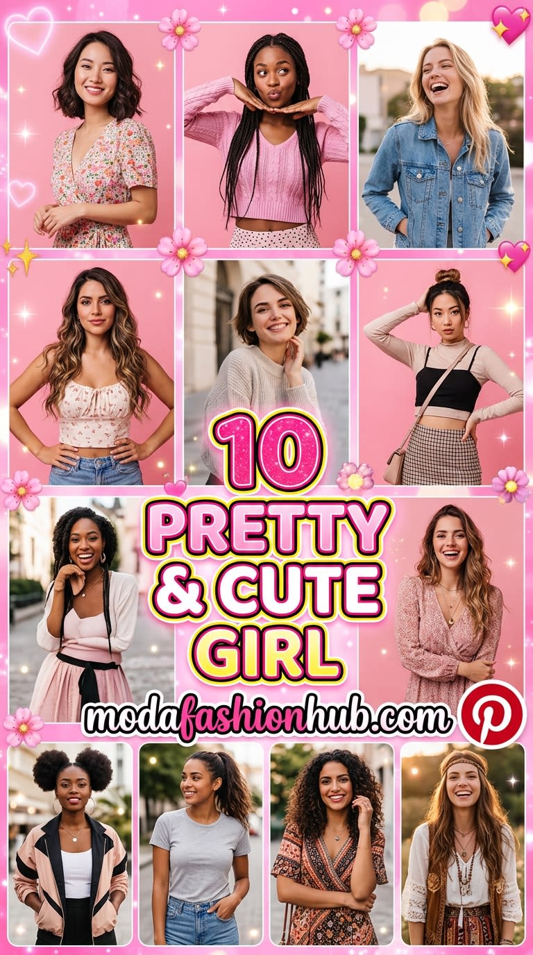 10 Pretty & Cute Girl Fashion Ideas for a Sweet and Stylish Look