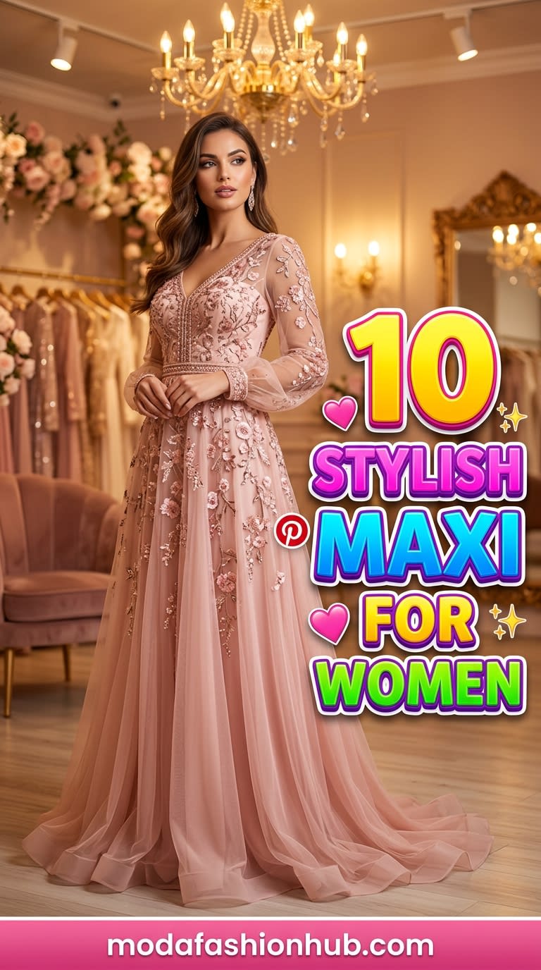 10 Stylish Maxi for Women: Elegant Dress Ideas for Every Occasion