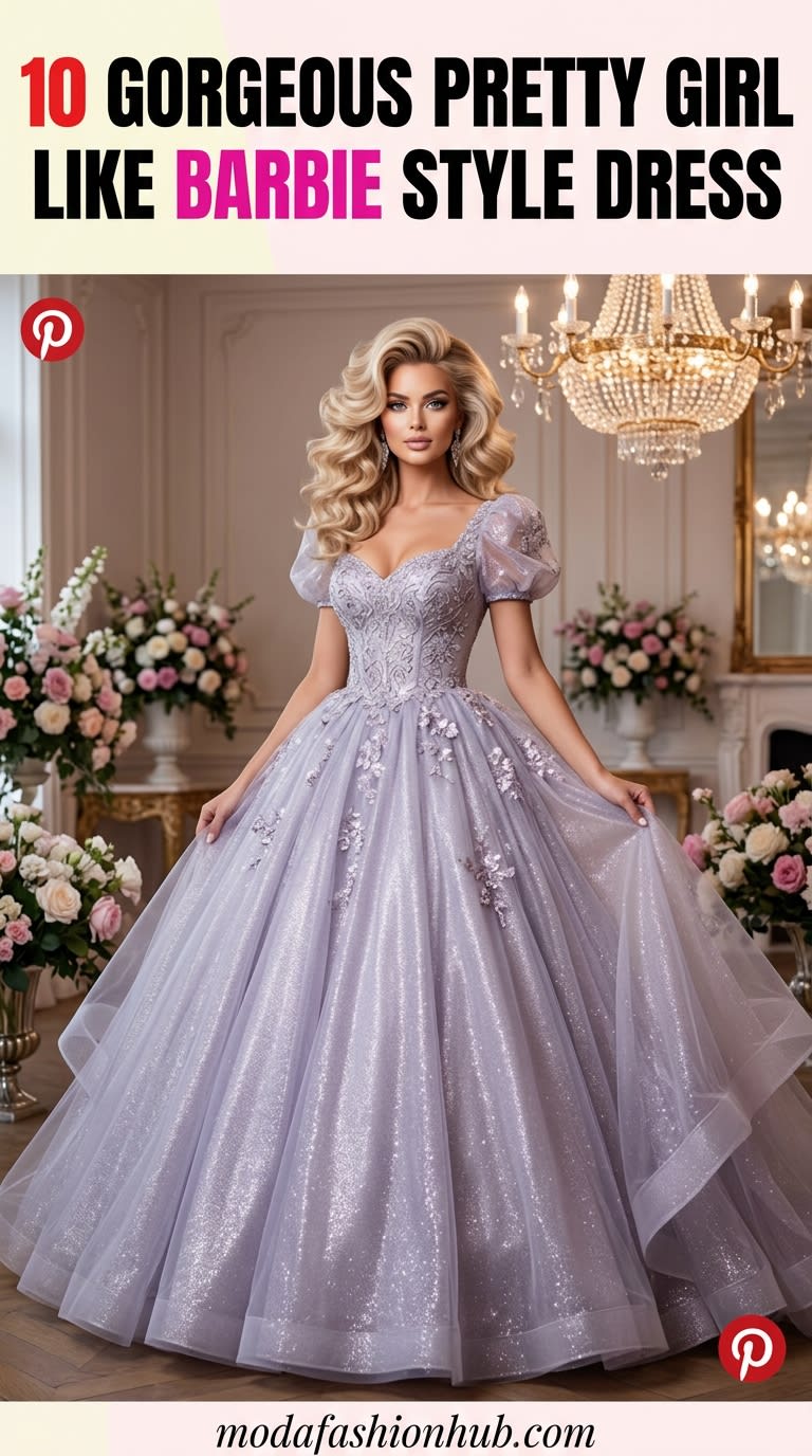 10 Gorgeous Pretty Girl Like Barbie Style Dresses for a Dreamy Princess Look