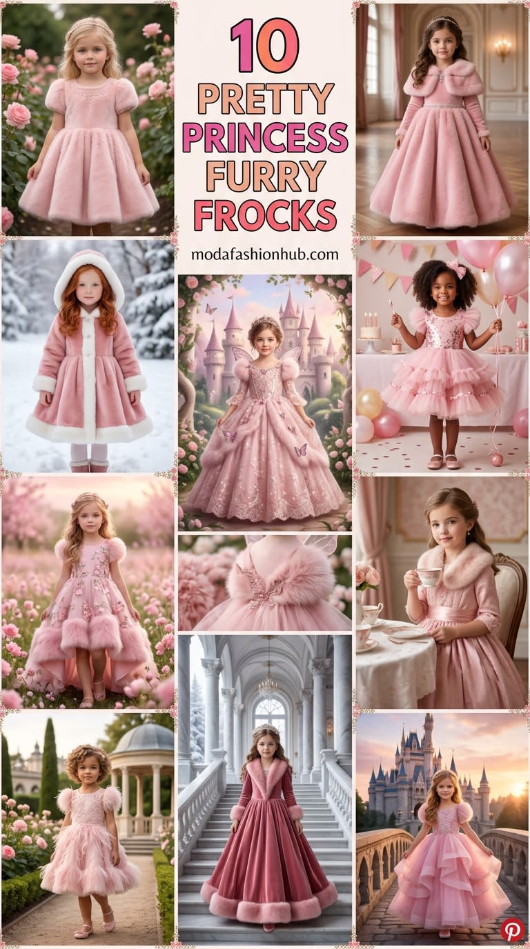 10 Pretty Princess Furry Frocks Little Girls Will Adore