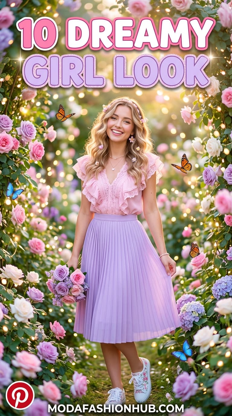 Title: 10 Dreamy Girl Look Ideas for a Cute and Elegant Style