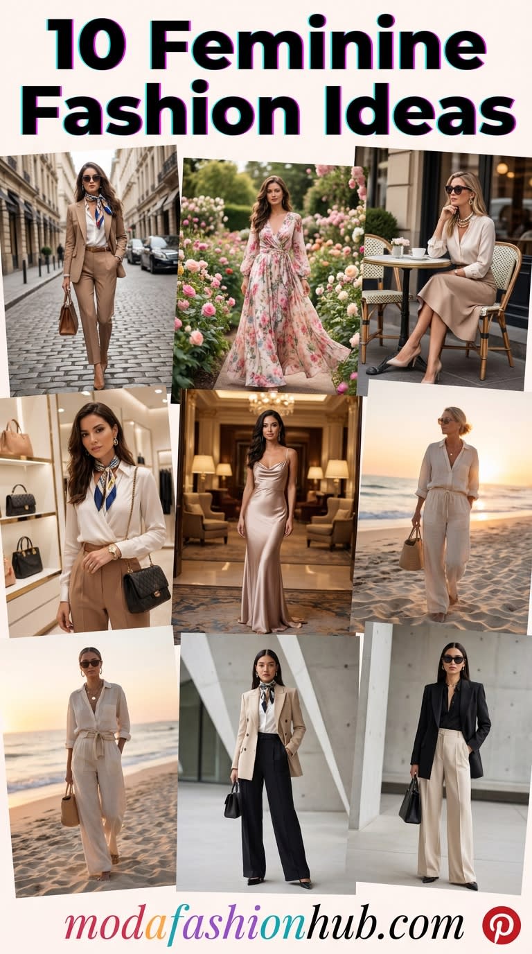 10 Feminine Fashion Ideas for a Stylish and Elegant Look