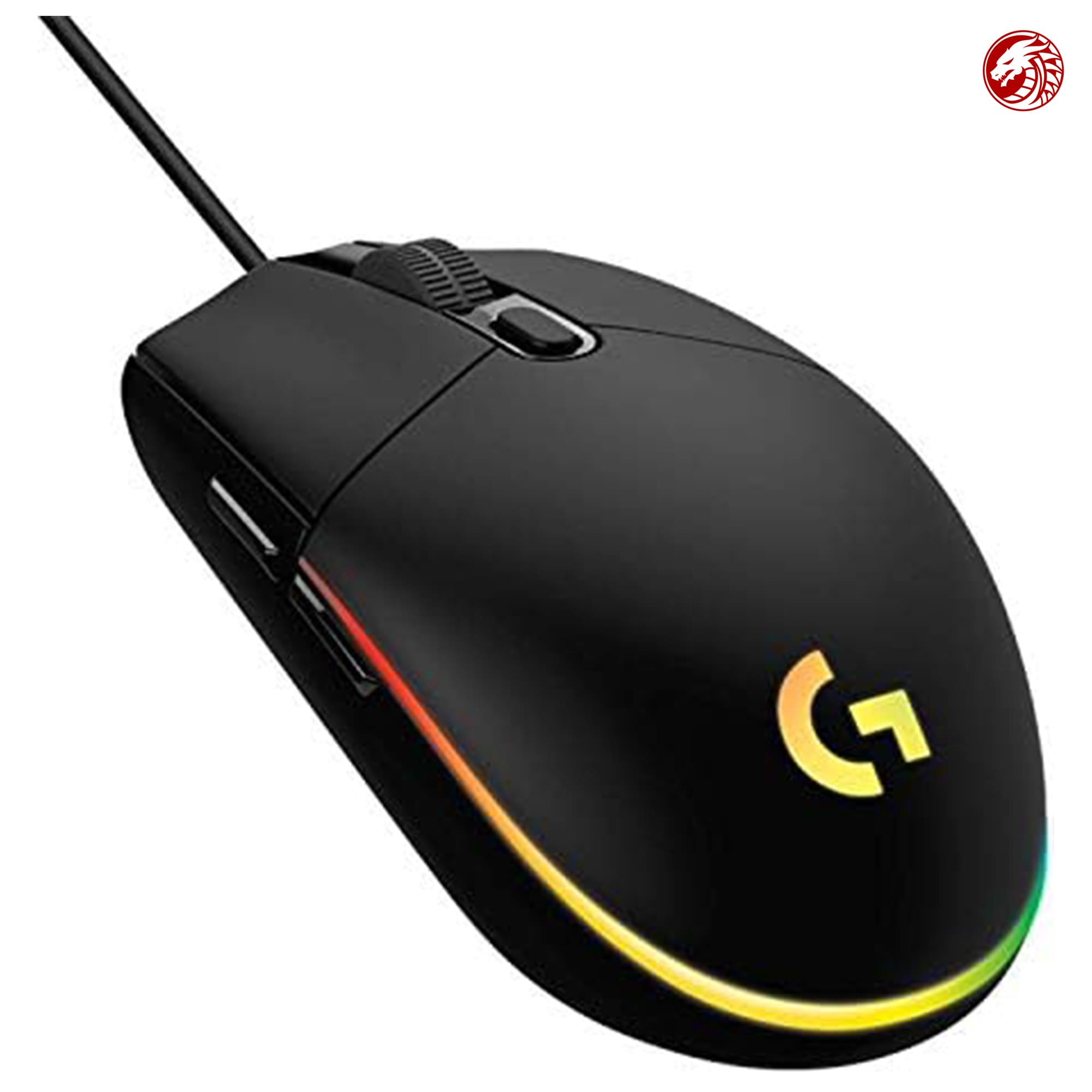 Logitech G102 Light Sync Gaming Mouse with Customizable RGB Lighting