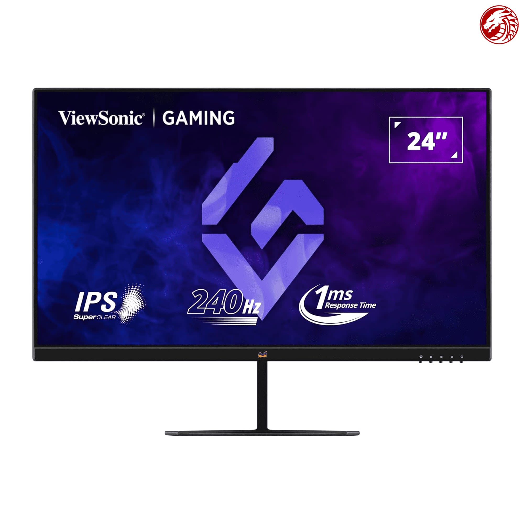 شاشة ألعاب فيوسونيك VX2479A-HD-PRO مقاس 24 بوصة بتردد 240 هرتز وتقنية Super Clear IPS