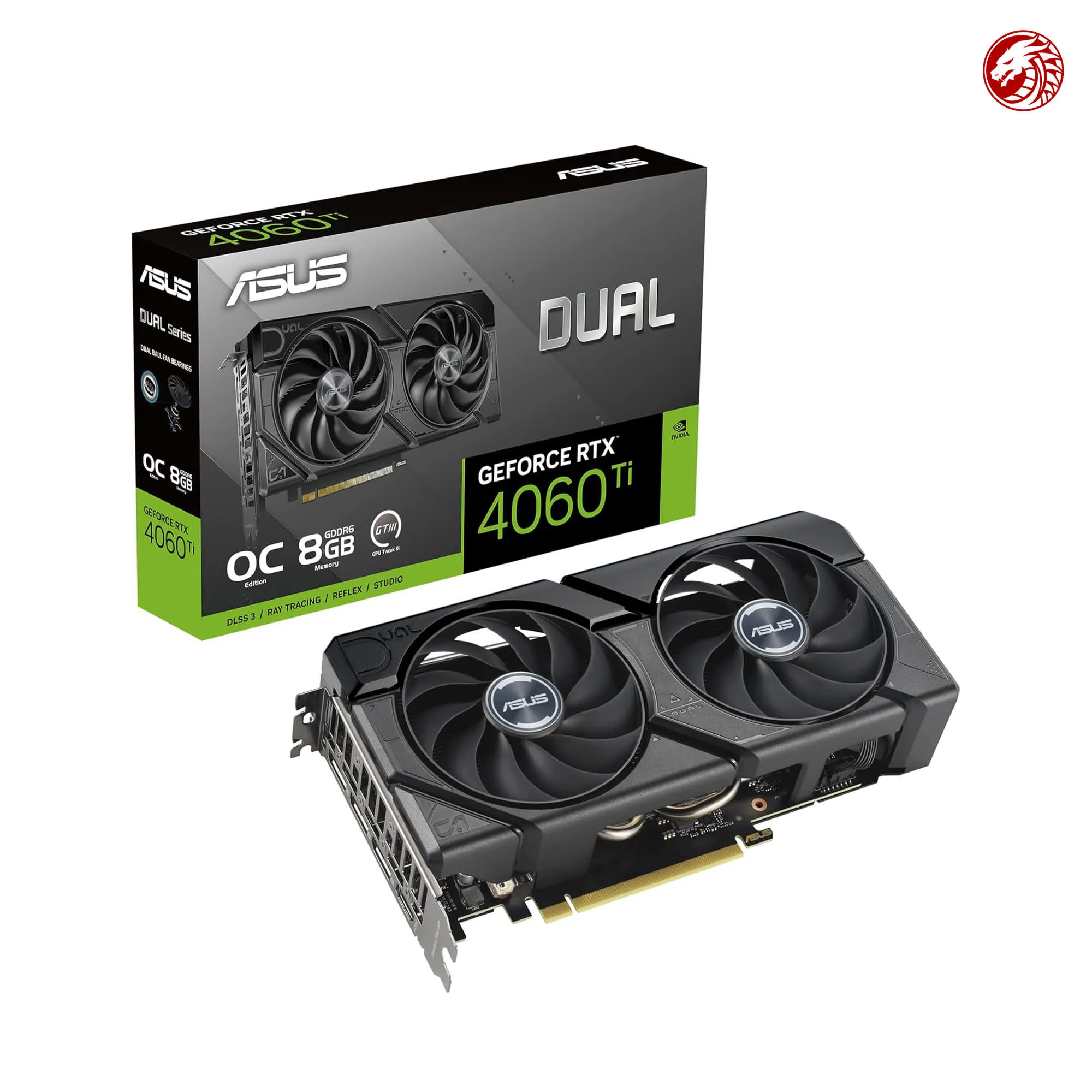 ASUS Dual GeForce RTX™ 4060 TI OC Edition 8GB GDDR6