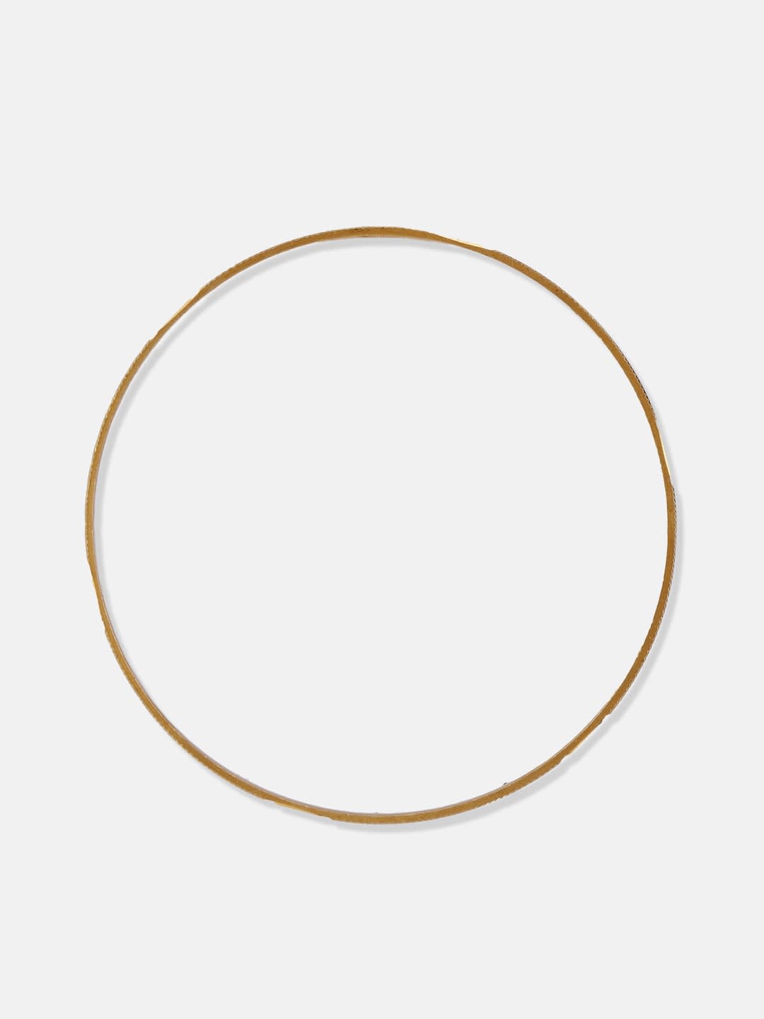 ATIBELLE Set Of 4 Gold Plated Textured Classic Bangles