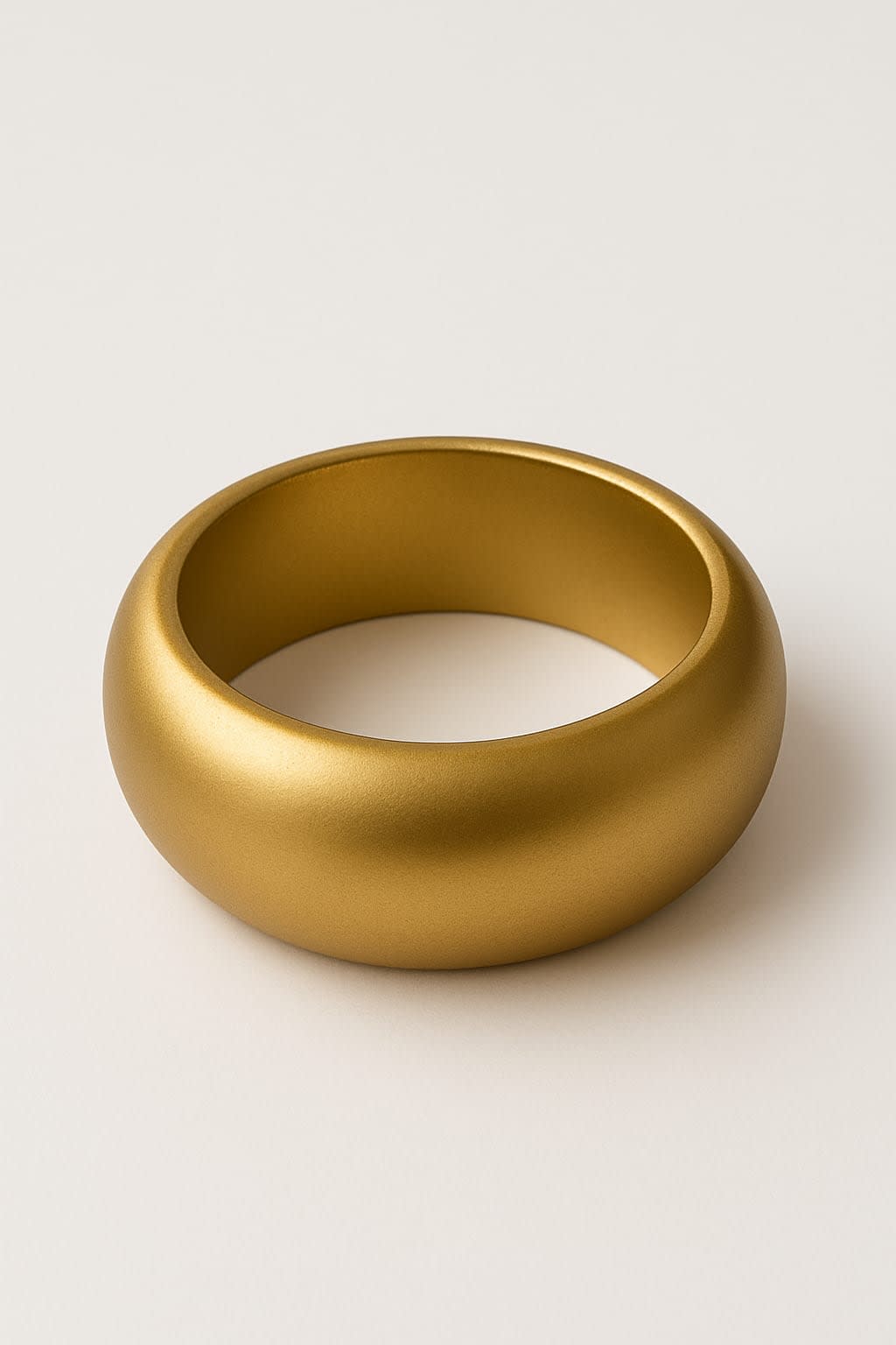 ATIBELLE Gold-Plated Matt Resin Bangle
