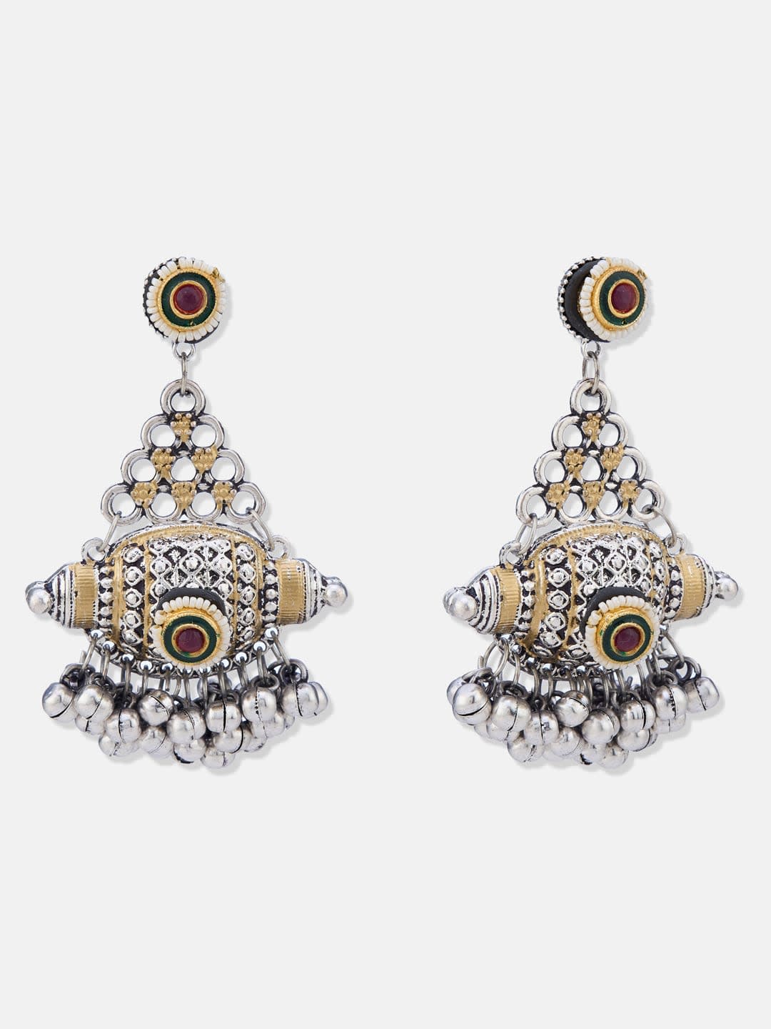 ATIBELLE Contemporary Jhumkas Earrings