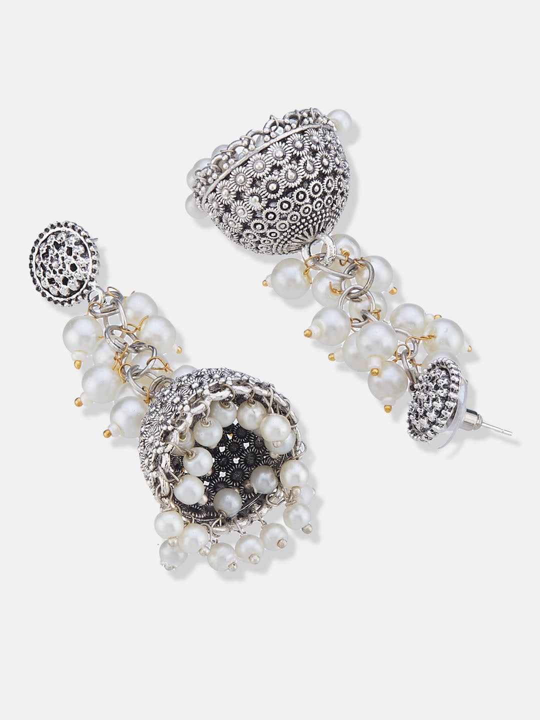 ATIBELLE Contemporary Jhumkas Earrings