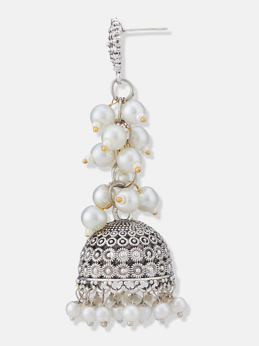 ATIBELLE Contemporary Jhumkas Earrings