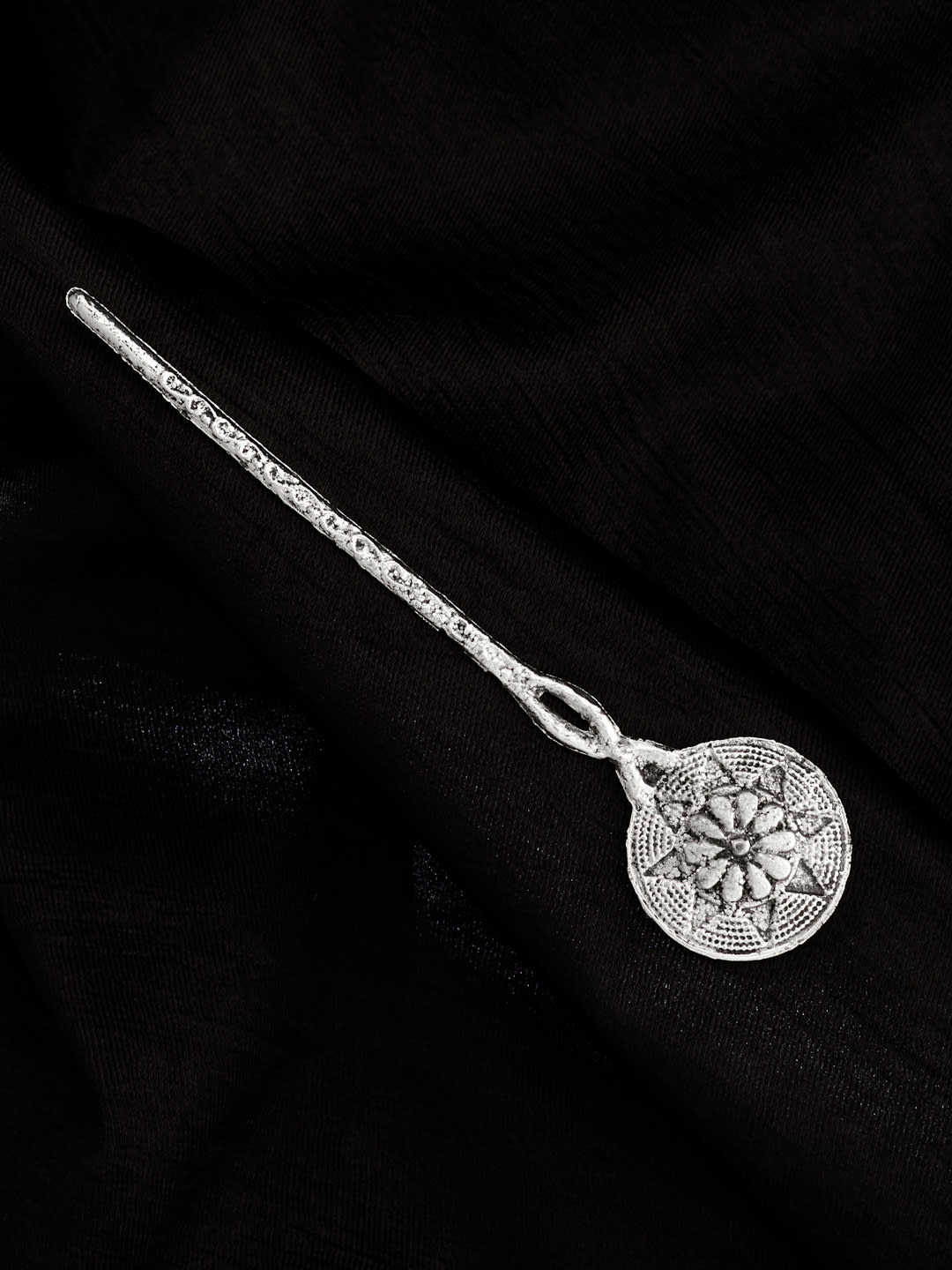 ATIBELLE Silver Plated Bun Pin Head Jewellery