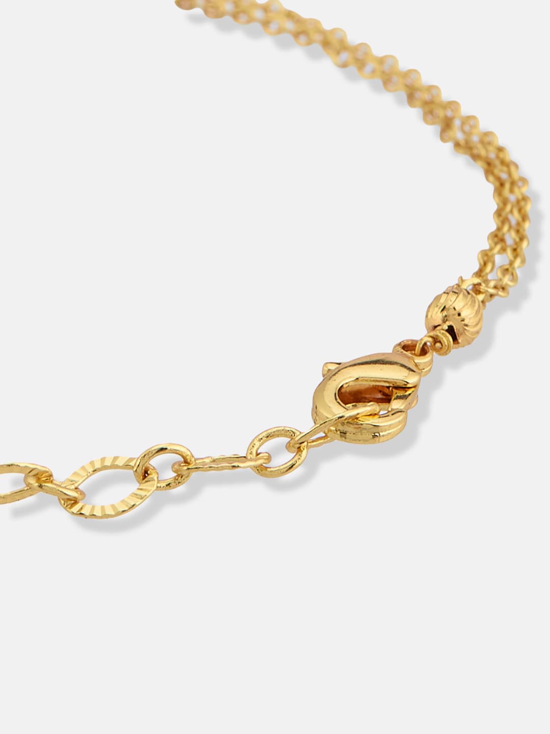 ATIBELLE Gold-Plated Kundan Studded Mangalsutra