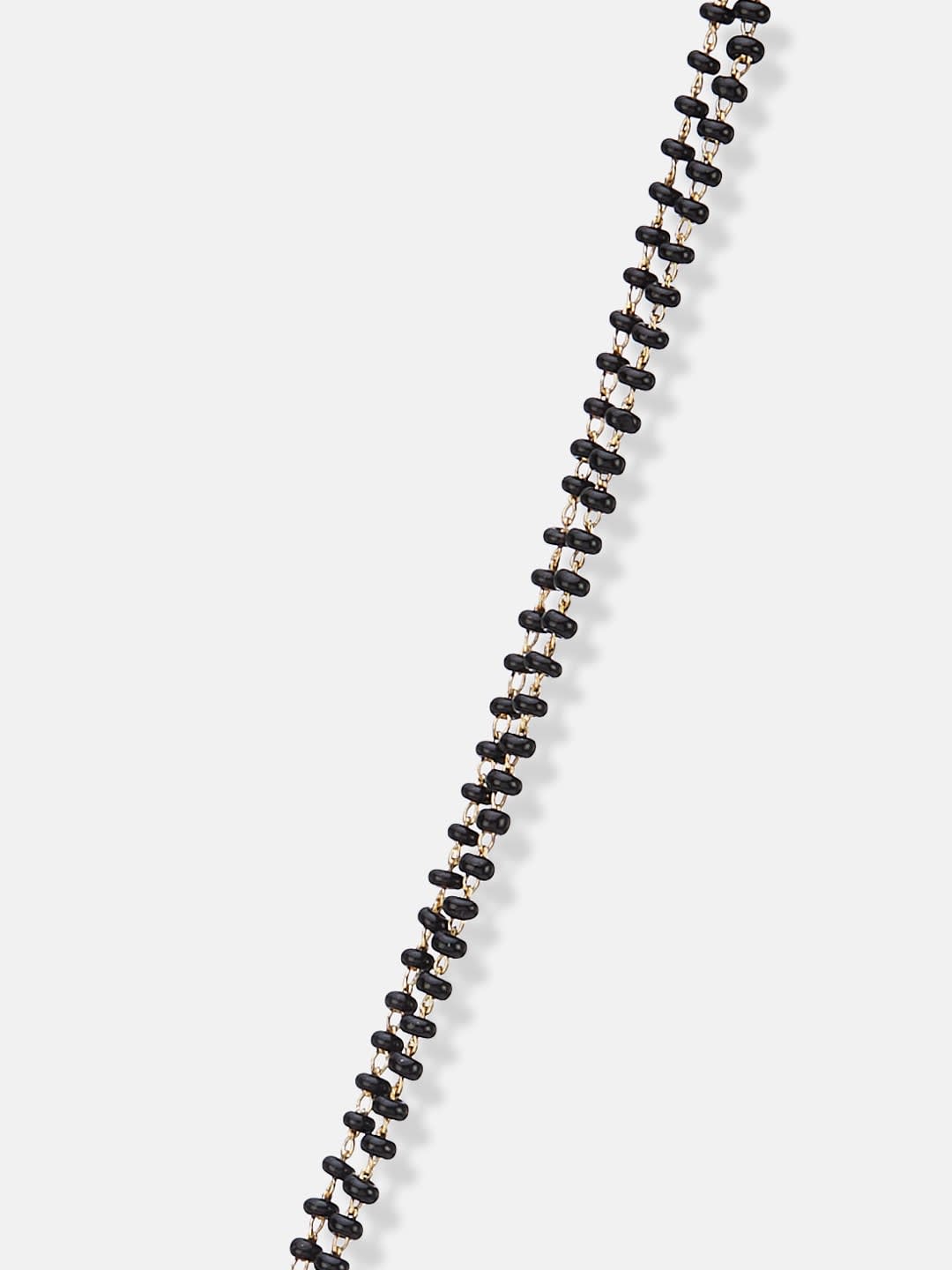 ATIBELLE Gold-Plated Artificial Stones and Beads Mangalsutra