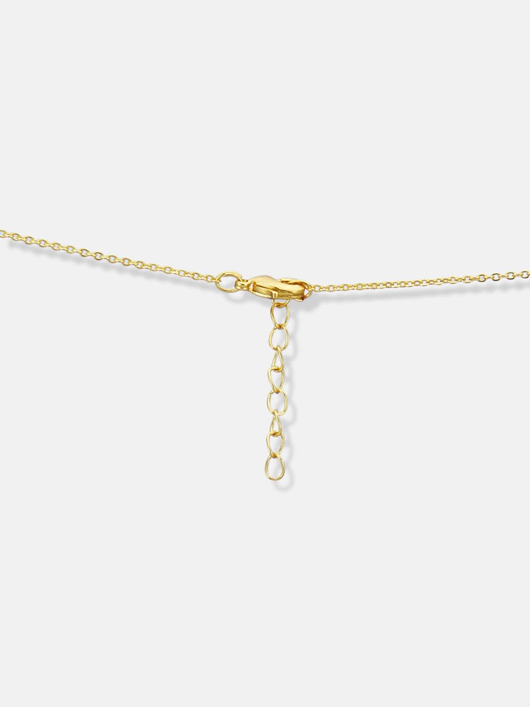 ATIBELLE Gold-Plated Cubic Zirconia & Beads Studded Jewellery Set