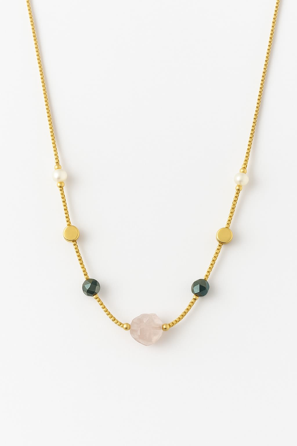 ATIBELLE Women Brass Gold-Plated Necklace