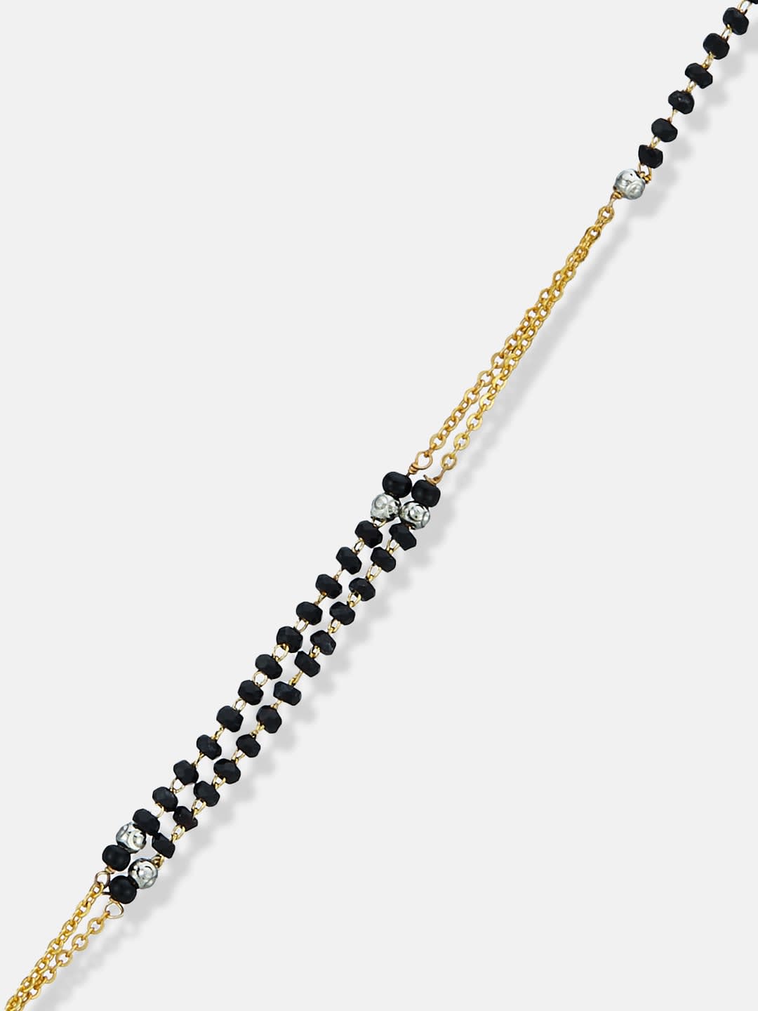 ATIBELLE Gold-Plated Cubic Zirconia Mangalsutra