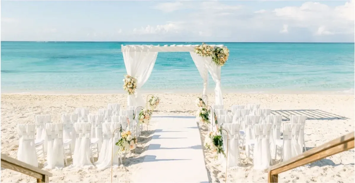 Beaches Resorts beachfront wedding.webp