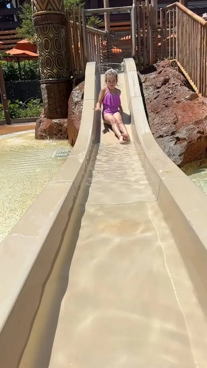 Disney Polynesian Resort Waterslide kids-poster.webp