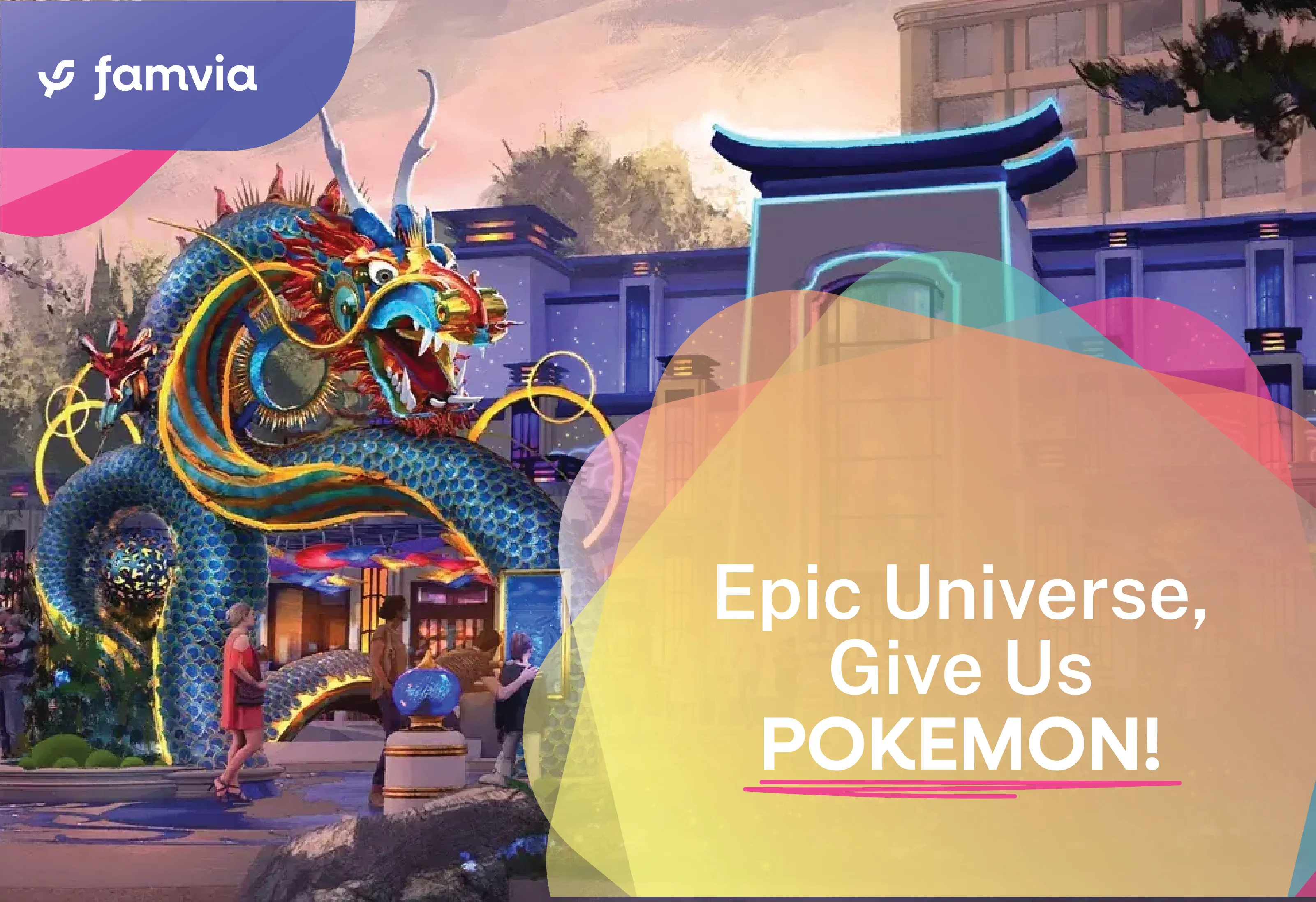 Epic Universe, Give Us POKEMON!