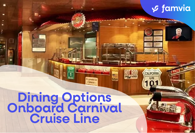 Dining Options Onboard Carnival Cruise Line